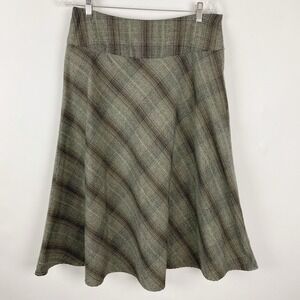 New York Clothing Company Rayon Blend Tweed‎ Midi Full Skirt Women Size 10